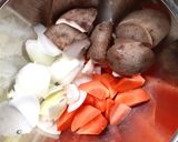 いか、人参、椎茸、ちくわぶのあんかけ煮作り方1写真