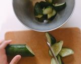 きゅうりの塩もみもみ作り方1写真
