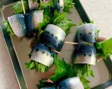 イワシの梅しそ巻き作り方6写真