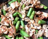 豚肉とインゲンの生姜甘辛炒め作り方4写真