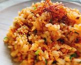 麻婆豆腐の素で!クセになるコク旨炒飯♡作り方8写真