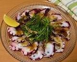 夏にピッタリ！タコと芽ネギのカルパッチョ作り方5写真
