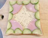 食べにくいけど綺麗なオープンサンド②作り方6写真