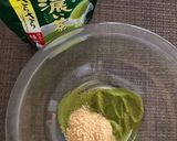 ダルゴナコーヒー風★ダルゴナ緑茶作り方1写真