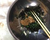 葉胡椒と海苔の甘味噌ナムル作り方9写真