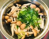 簡単あっという間しめじとネギのお味噌汁作り方2写真