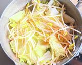 豚ミンチと白菜・もやしのスープ作り方5写真