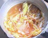 豚ミンチと白菜・もやしのスープ作り方7写真