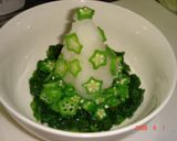 オクラのねばねばツリーサラダ作り方4写真