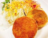 簡単♡チーズとろける枝豆チーズのいももち作り方11写真
