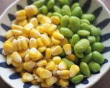 ●枝豆＆トウモロコシのカリカリ揚げ●作り方1写真
