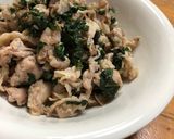 大葉たっぷり！かんたん豚バラ塩胡椒炒め作り方2写真