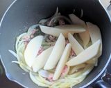 じゃがいもと豚ひき肉のミルクスープ作り方4写真