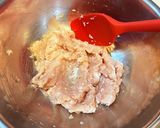 簡単♡低糖質高タンパク♡オオバコ鶏団子作り方2写真
