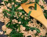 簡単美味しい！ニラそぼろ丼作り方5写真