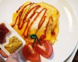 人参バターライスで粒マスタードオムライス作り方8写真