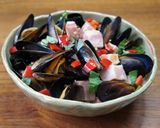 ムール貝とベーコンのバター炒め作り方4写真