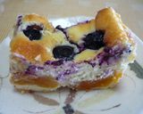 ﾌﾞﾙｰﾍﾞﾘｰ＆ｱﾝｽﾞﾁｰｽﾞｹｰｷ作り方3写真