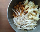 なめこともやしの味噌汁♪作り方2写真
