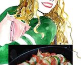 簡単ズッキーニとまとベーコンチーズ焼き作り方1写真