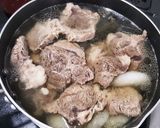 牛すね肉と大根の塩煮込み。(o^^o)♪作り方3写真