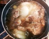 牛すね肉と大根の塩煮込み。(o^^o)♪作り方4写真