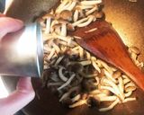 青紫蘇ジェノベーゼの和風スープパスタ作り方5写真