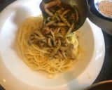 青紫蘇ジェノベーゼの和風スープパスタ作り方10写真