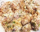 鶏胸肉のおからパウダー入りネギ梅肉揚げ作り方3写真