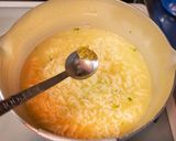 茹で鶏と水菜の塩ラーメン柚子胡椒風味作り方4写真