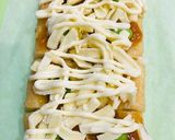 油揚げ×柚子味噌と枝豆のチーズピザ＊作り方3写真