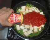 厚揚げ豆腐にら炒め♪簡単トマト缶で作り方8写真