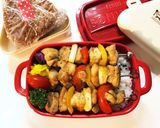 のっけ弁当(ミニバーベキュー)作り方1写真