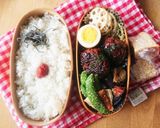 弁当★なす&チーズとろんと旨辛★作り置き作り方6写真