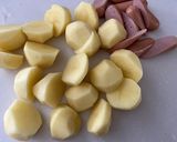 モッツァレッラとろ～りなジャーマンポテト作り方1写真