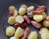 モッツァレッラとろ～りなジャーマンポテト作り方2写真