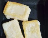外カリ中トロな甘辛もち～*作り方1写真
