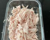 サラダチキンメーカーで胸肉と胡瓜のサラダ作り方3写真