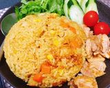 簡単！お肉ホロホロ♡チキンカレーピラフ作り方3写真
