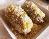バジルとカッテージチーズのチキン香草巻き作り方11写真