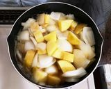 簡単ヘルシー☆トマトと松山油揚げの味噌汁作り方5写真