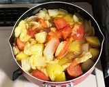 簡単ヘルシー☆トマトと松山油揚げの味噌汁作り方10写真