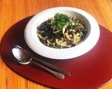 青紫蘇ジェノベーゼの和風スープパスタ作り方11写真