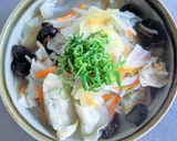 餃子入り塩タンメン作り方10写真