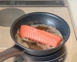 【炙りサーモンのバターカルパッチョ】作り方3写真