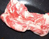 焼肉のタレで失敗なしの豚肉炒め作り方1写真