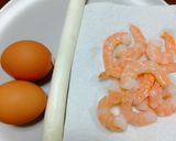 海老チャーハン(卵、ネギを入れて)作り方2写真