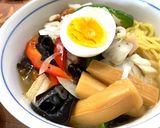 野菜タンメン　1人半玉で このボリューム作り方13写真