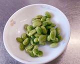 枝豆とペーコンのガーリック スパゲティ作り方2写真