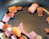 枝豆とペーコンのガーリック スパゲティ作り方6写真